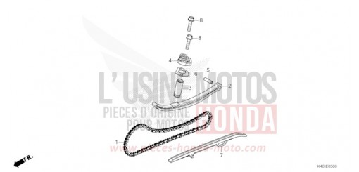 CAM CHAIN/TENSIONER NSS125ADT de 2026